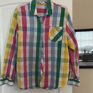 Really cute multicolored long sleeve top